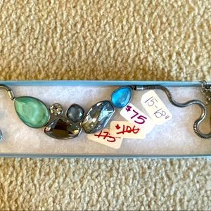 Statement Necklace with Swarovski Crystals